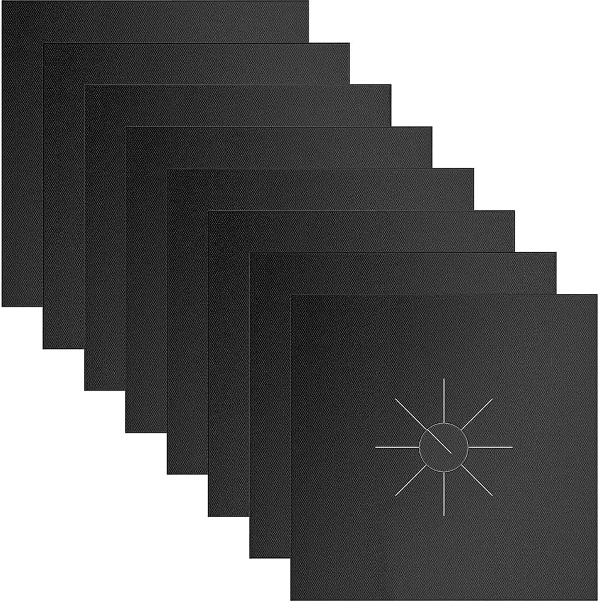 Hittebestendig - Dailygoods- Kookplaatbeschermer 8-delig