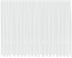 vidaXL - Lacegordijn - Wit - 245 - x - 500 - cm - Polyester