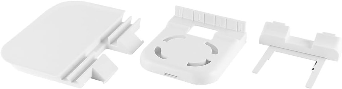 Dailygoods - Dubbele stopcontact luidsprekerstandaard - Extra opbergruimte - Wandmontage voor keuken - Efficiënte organisatie - Geschikt voor slaapkam