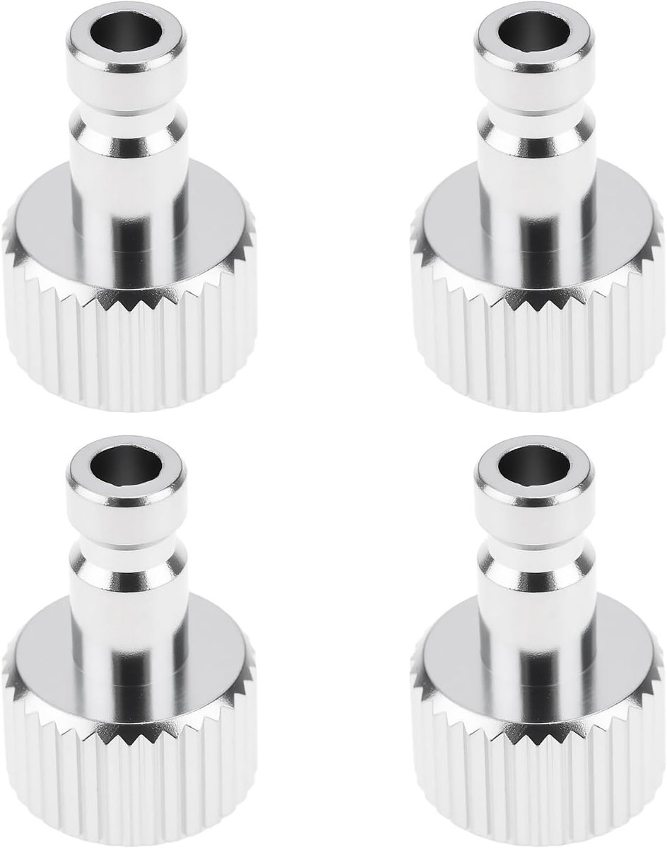 Dailygoods - 4 Stuks Airbrush Quick Release Plug 1/8"