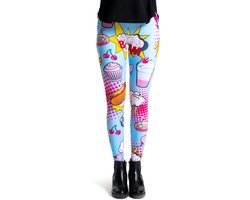 cosey Mevrouw legging bunte bedruckte