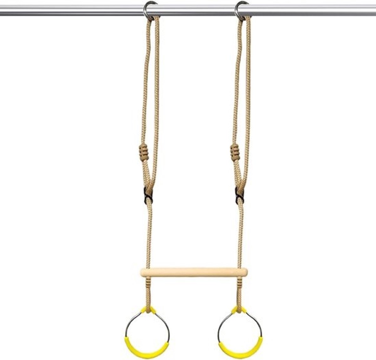 Schommelringen Set - Klimringen Gym - Buiten Spelen - Duurzame Kwaliteit - 150 kg Belasting - Willekeurige Kleur
