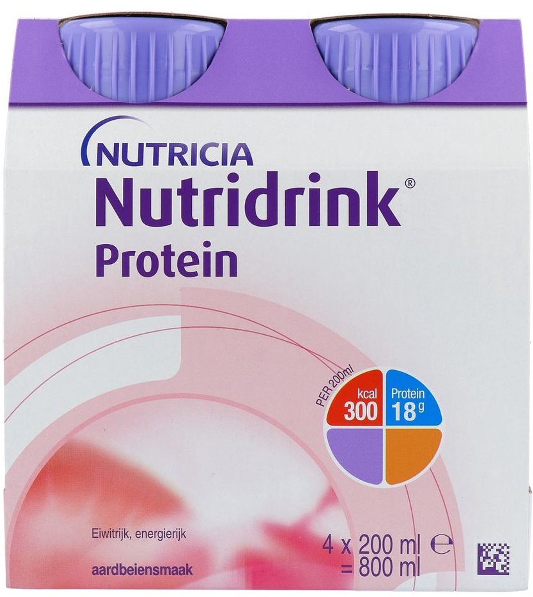 Nutridrink Protein Aardbeiensmaak 800ML