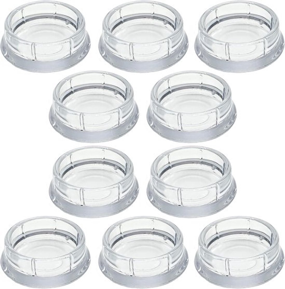 Meubelonderzetters - Vloerbeschermers Glijders - Meubels Verplaatsen - Zelfklevend Bevestigen - 50 mm Doorsnede - Transparant