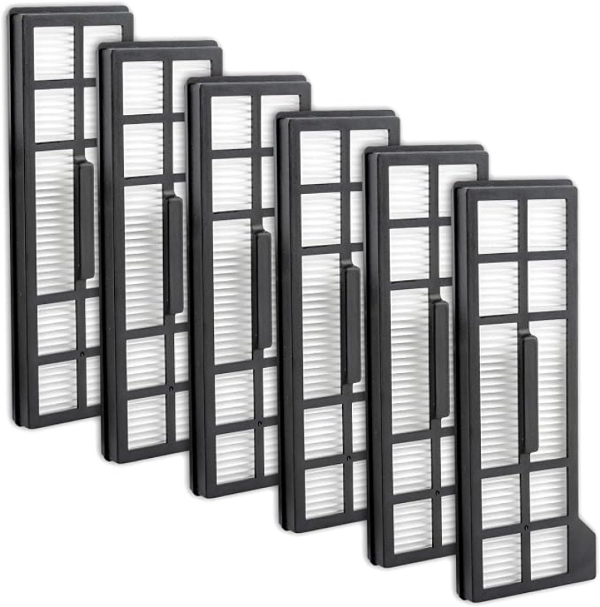 6 stuks HEPA-filter voor Eufy X10 Pro Omni robotstofzuiger – vervangende filterset
