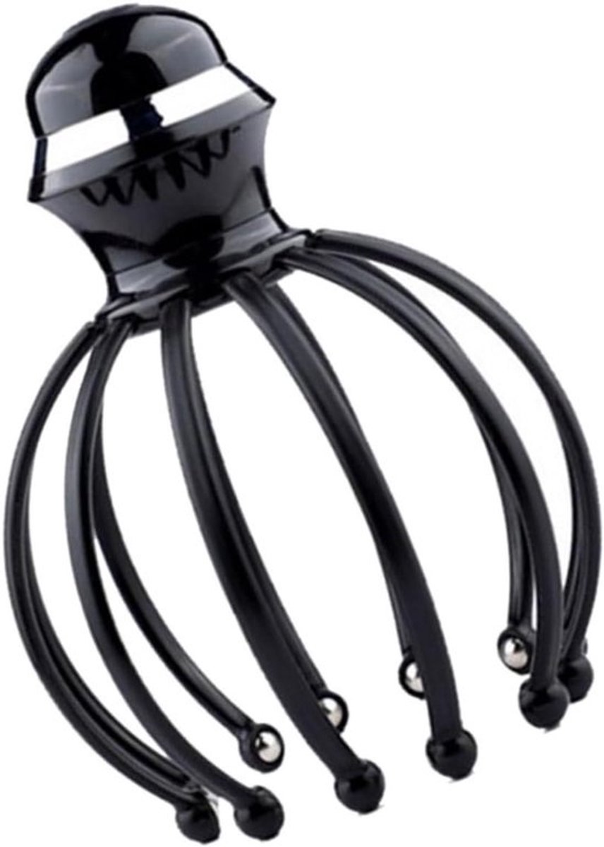 Hoofdhuid Massager - Massage Apparaat Hoofd - Ontspanning Stimuleren - Unieke Massageklauw - 176 x 137 cm - Zwart