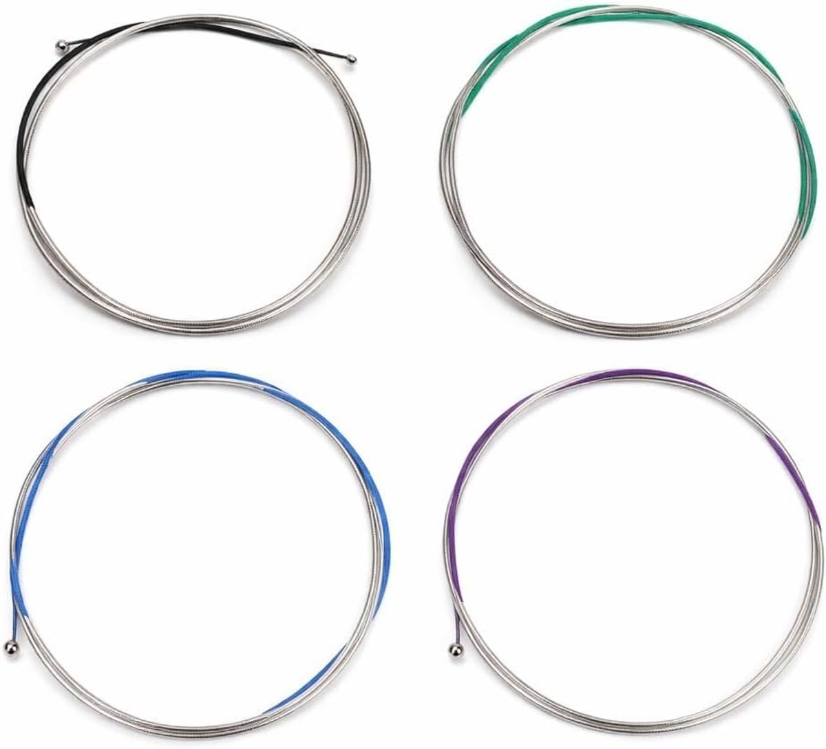 Cello Snaren A-D-G-C Staaldraad String Accessoires voor Full Size 4/4-3/4 Viool Vervanging Met Kleurrijke Coatings