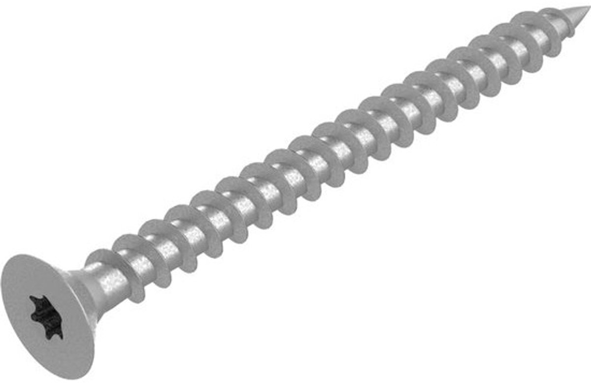 Houtschroeven RVS A2 Verzonken Kop 4,5x50 mm TX Aandrijving - 150 stuks