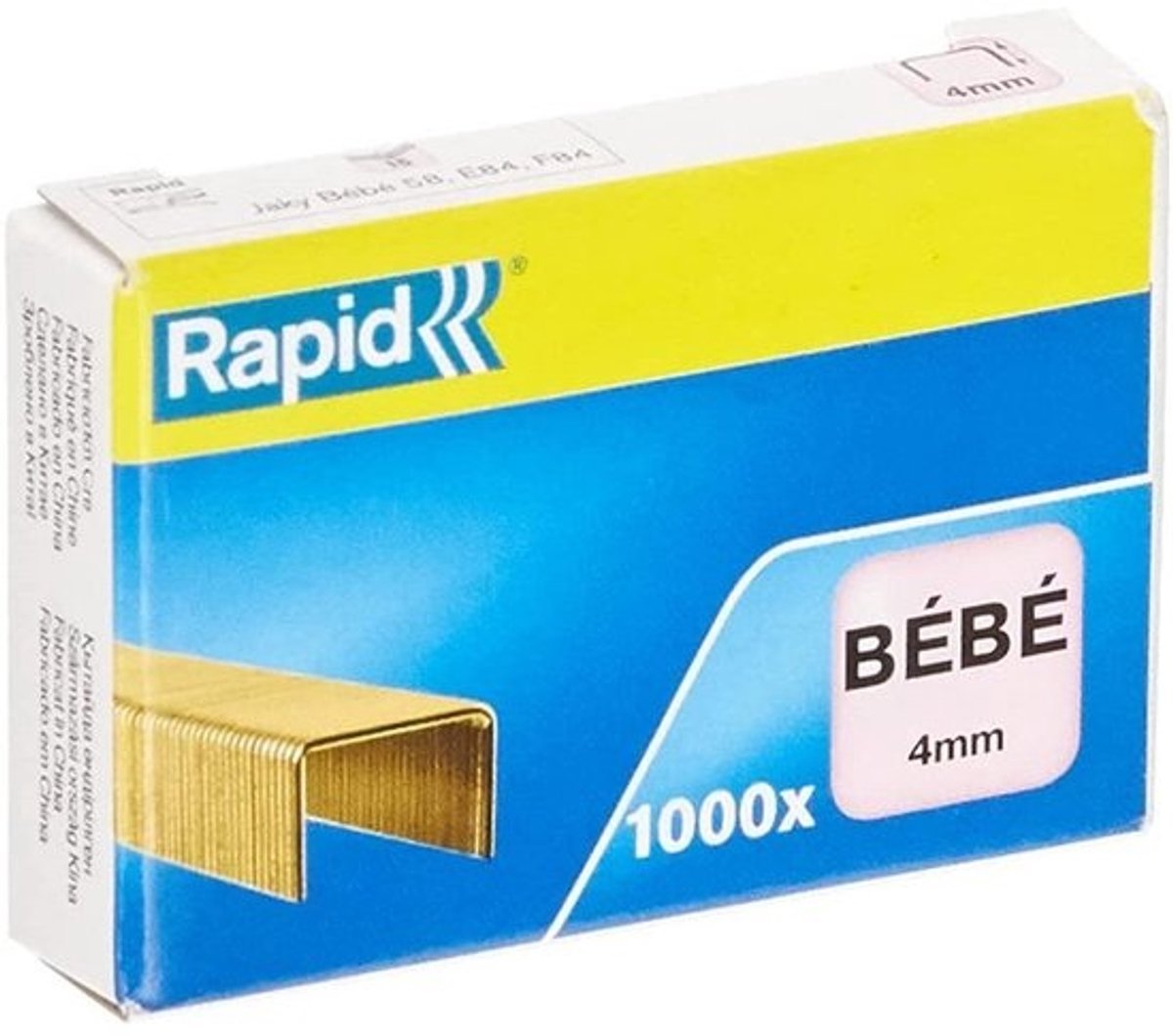 1000 Koperkleurige Nietjes voor Nietmachine Baby