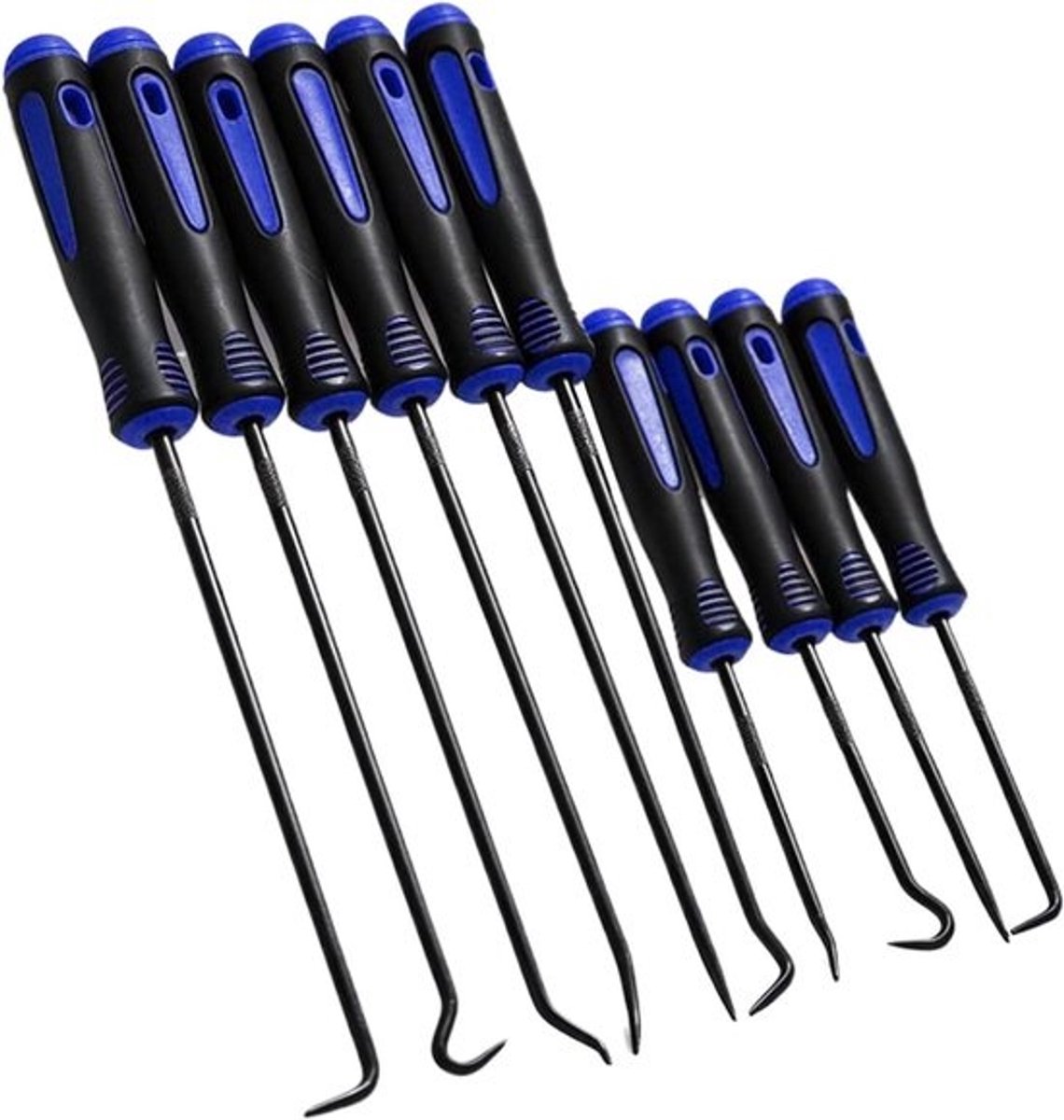 Haak En Prik Gereedschap - Reparatieset Demontagegereedschap - Automotive Reparatie - Precisiehaak Ontwerp - 10 Delig - Zwart