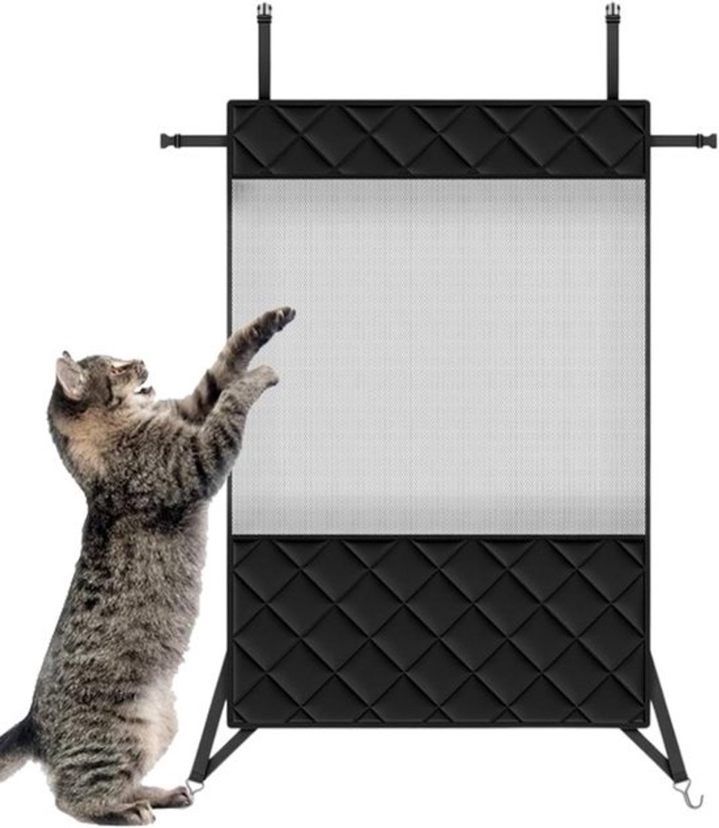 Honden Auto Barrière - Reis Divider - Veilige Ritten - Elastisch Universeel - 45 x 70 cm - Zwart