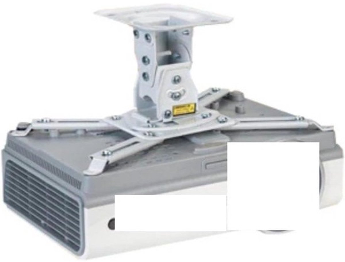 Projector Beugel - Muur Plafond Mount - Home Cinema - Stabiel Metalen Ontwerp - 140 mm Breedte - Wit