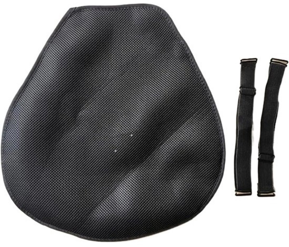 Zadelhoes Gel - Motor Kussen - Comfortabel Rijden - Honingraat Structuur - 38 x 36.5 cm - Zwart