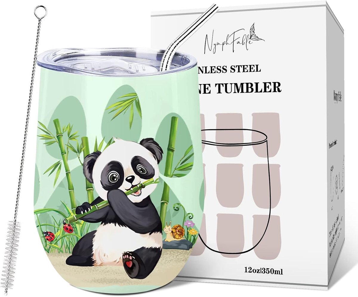 Dailygoods- Reismok 350ml Dubbelwandig - Geïsoleerd - Roestvrij Staal - BPA-vrij - Thermosmok - Schattig Ontwerp - Thermosbeker