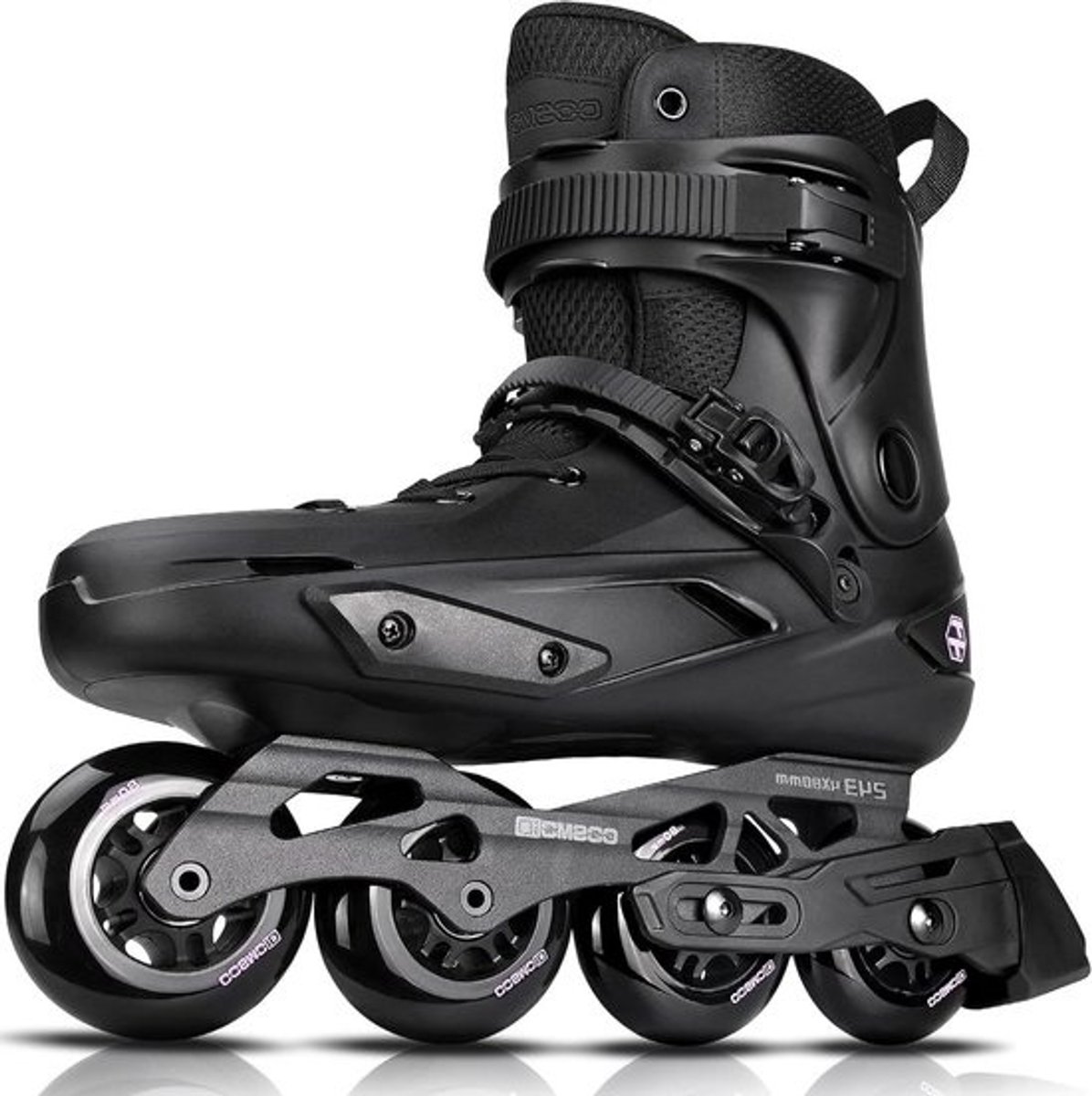 Inline schaatsen - Rolschaatsen volwassenen - Fitness en recreatie - Aluminium frame - EU 39-40 - Zwart