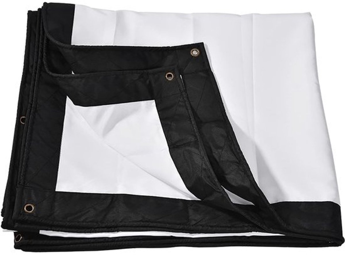 Projectiescherm 200 Inch - Film Scherm - Buiten Projecteren - Met Draagtas - 443 x 249 cm - Wit