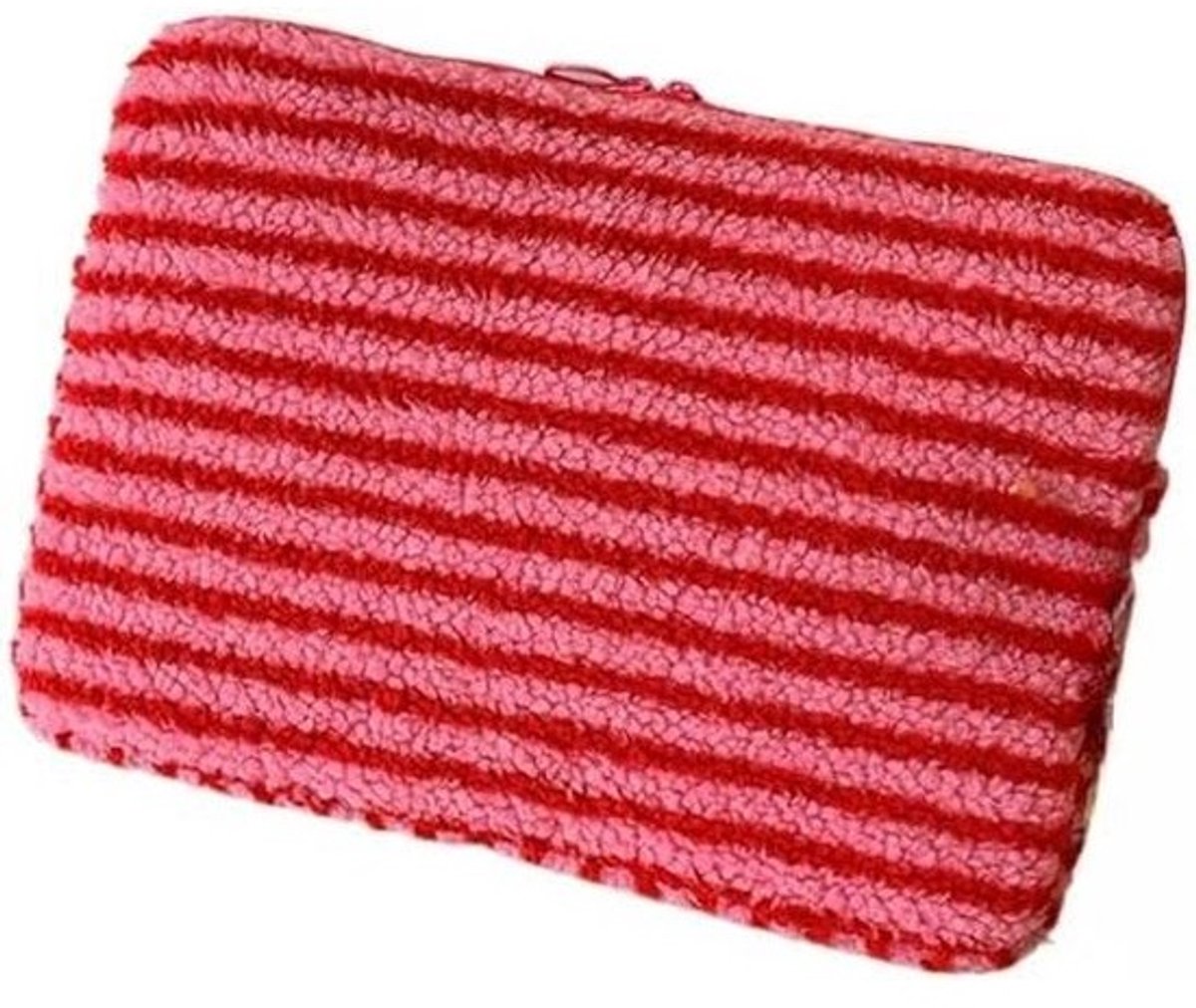 Laptophoes Puffy - Tablethoes Corduroy - Veilig Transport - Waterafstotend Materiaal - 13-14 Inch - Roze