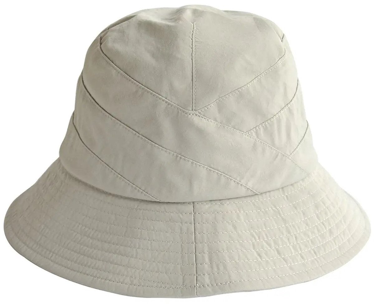 Bucket Hat Dames - Waterafstotend - Oprolbaar - Ella - House of Ord - Maat: M-L: 58 cm - Licht Grijs