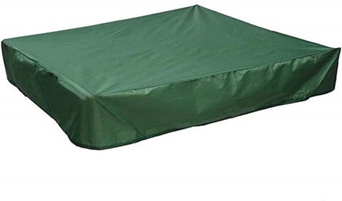 Zandbakhoes - Speelbak Deksel - Buiten Spelen - Waterdicht Stofdoek - 180x180x20 cm - Groen