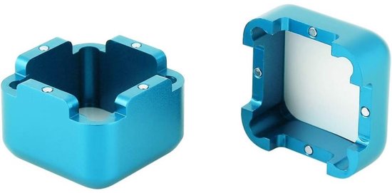 Poolkrijt Houder - Biljart Krijtbakje - Accessoire - Magnetische Bevestiging - Afneembaar Deksel - Aluminium - Duurzaam Ontwerp - Schone Handen - 1 Stuk — afbeelding 4