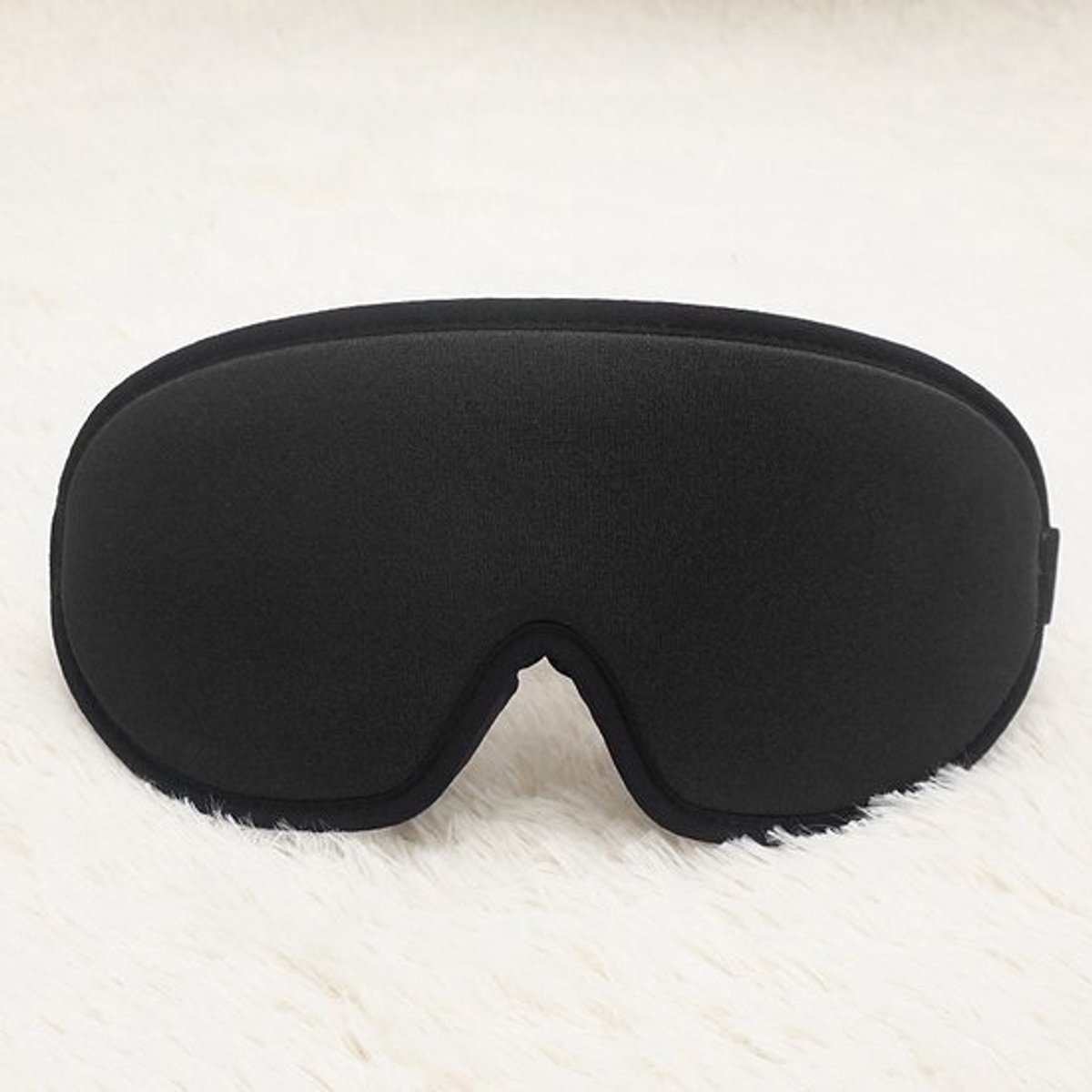Oogmasker Om Te Slapen - Slaapmasker 3D - Reizen en Ontspanning - Volledige Blackout - 24 x 10 cm - Zwart