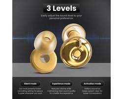 Reset noise reducing adaptable earplugs