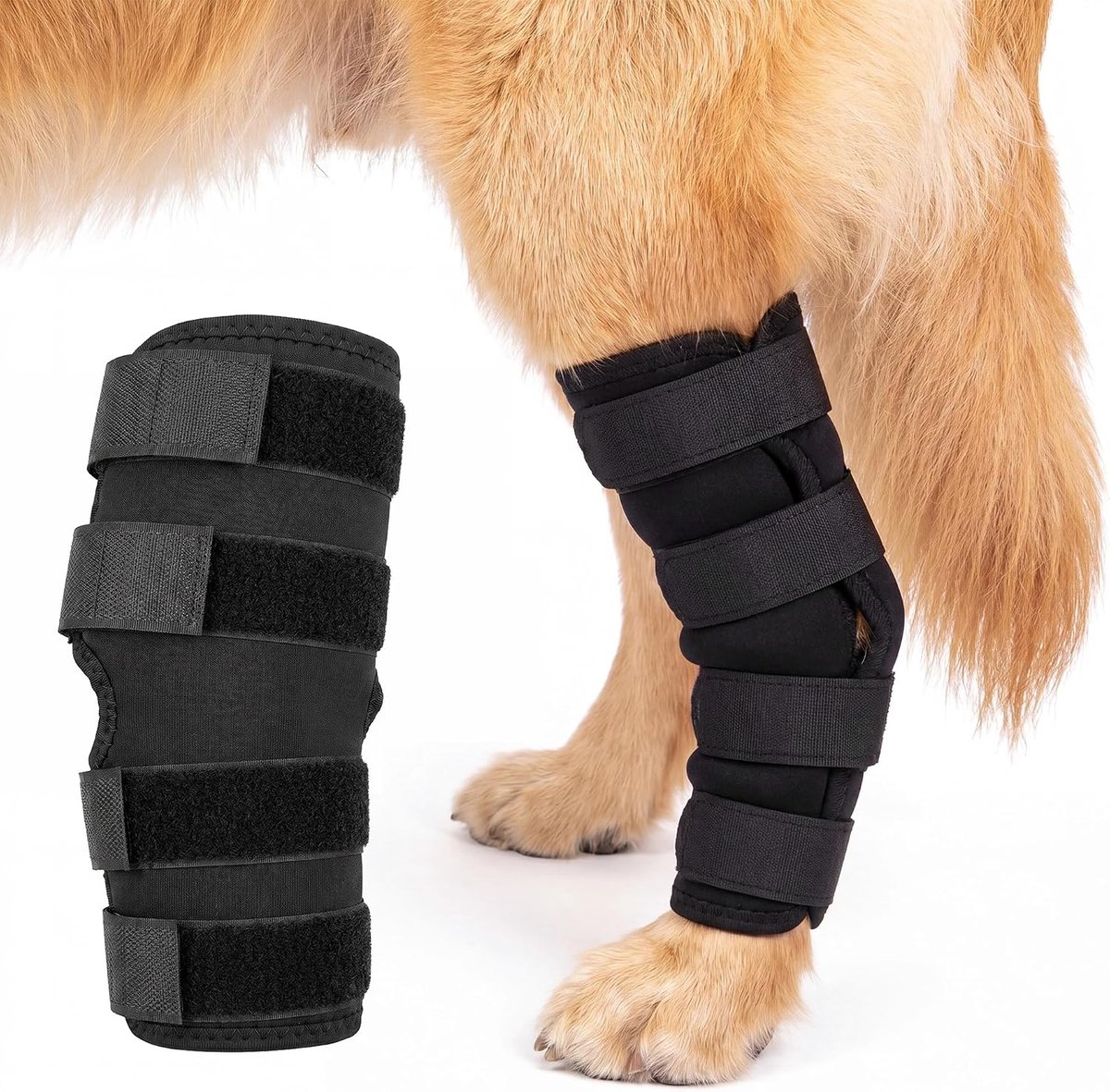 paar gewrichtsbandage voor honden, enkelbandage voor honden M/L