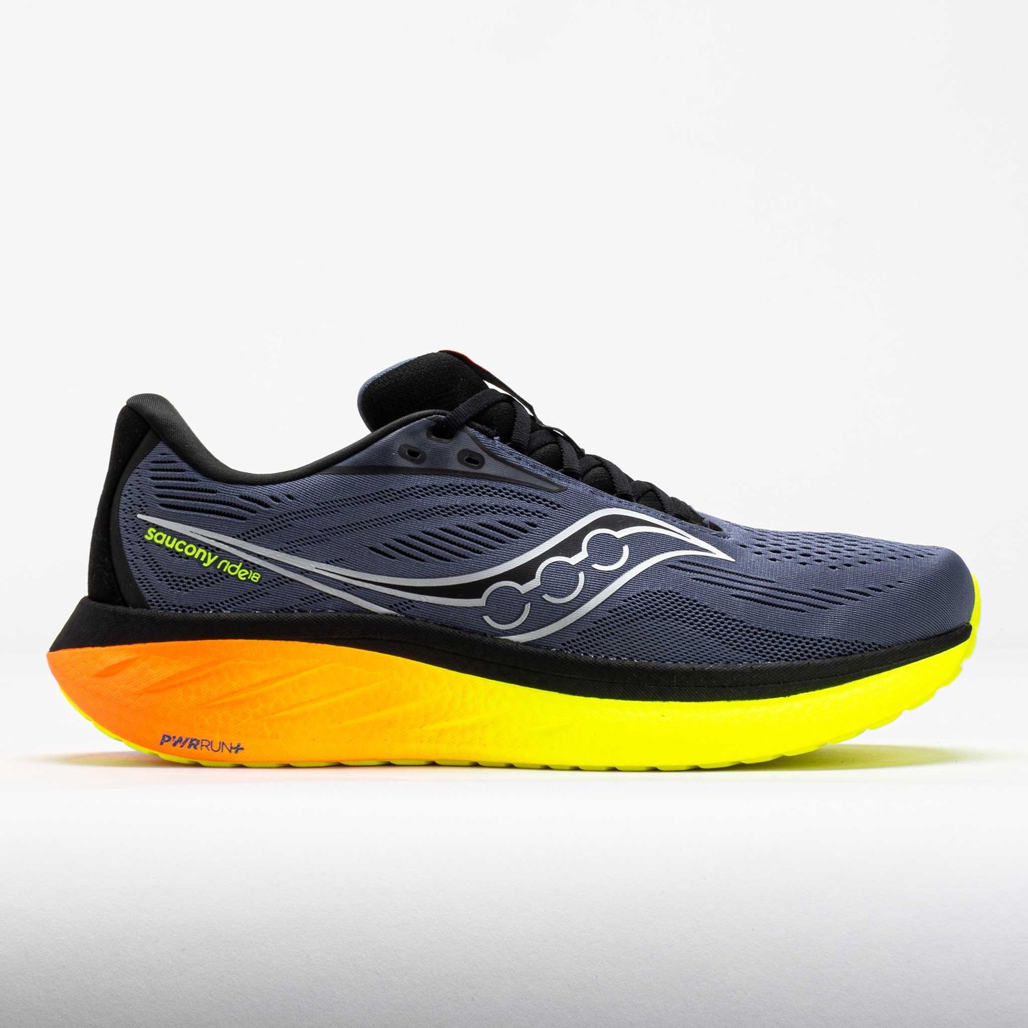 SAUCONY SAUCONY RIDE 18 46 Shadow/vizi grisfonce Zwart