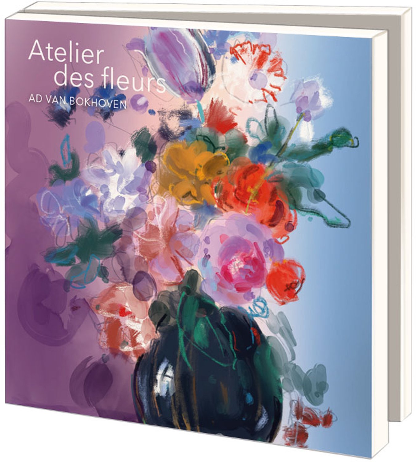 Bekking & Blitz - Wenskaartenmapje - Set wenskaarten - Kunstkaarten - Museumkaarten - Uniek design - 10 stuks - Inclusief enveloppen - Ateliers des Fleurs - Ad van Bokhoven