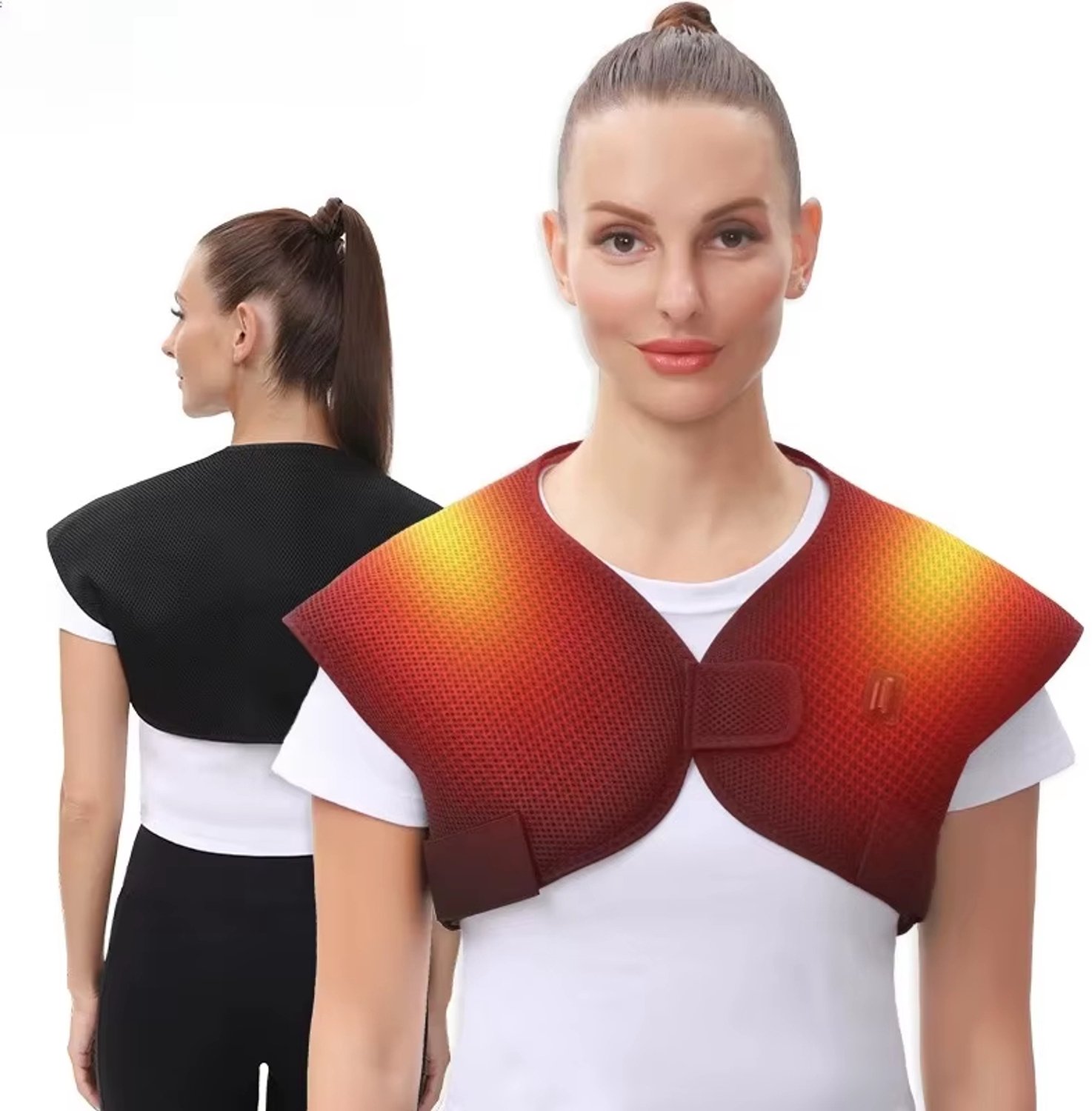 Elektrisch Verwarmd Vest voor Dames en Heren – Verwarmd Wintervest met USB-Verwarming Warmtevest en Gewatteerd Vest voor de Winter Zwart