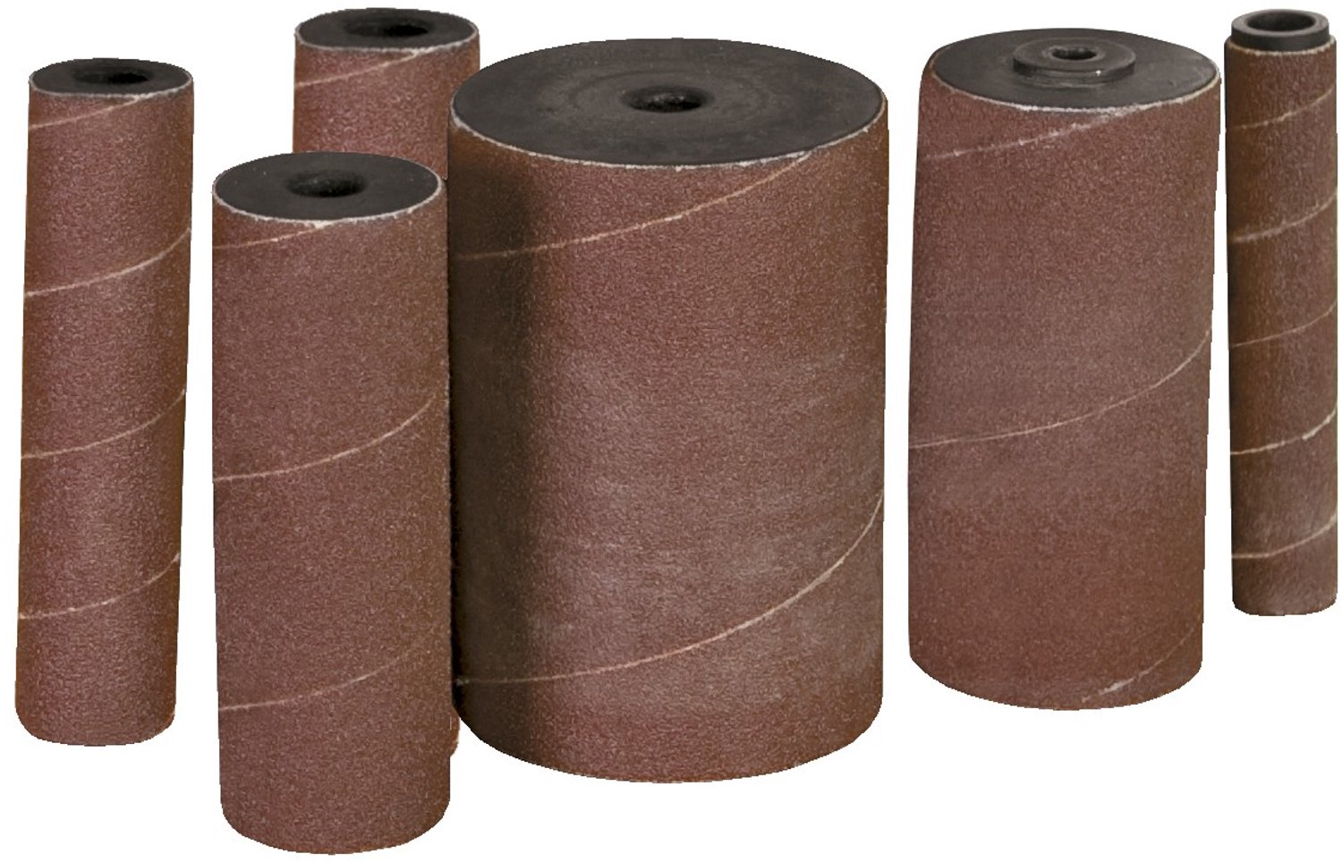 Scheppach Schuurrollen Set K240 voor Spindelschuurmachine - 6 Maten Ø13 t/m Ø76 mm
