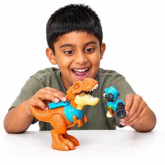 PAW Patrol - T-Rex Timmy met Geluid + Rex Figuur - Hoogte 15 cm - Paw Patrol Speelgoed vanaf 3 Jaar - Paw Patrol Dino Movie - Dino Film - Dinosaurus Speelgoed - Dinosaurussen - T Rex Figuren — cadeau in Spellen & Speelgoed - foto 2