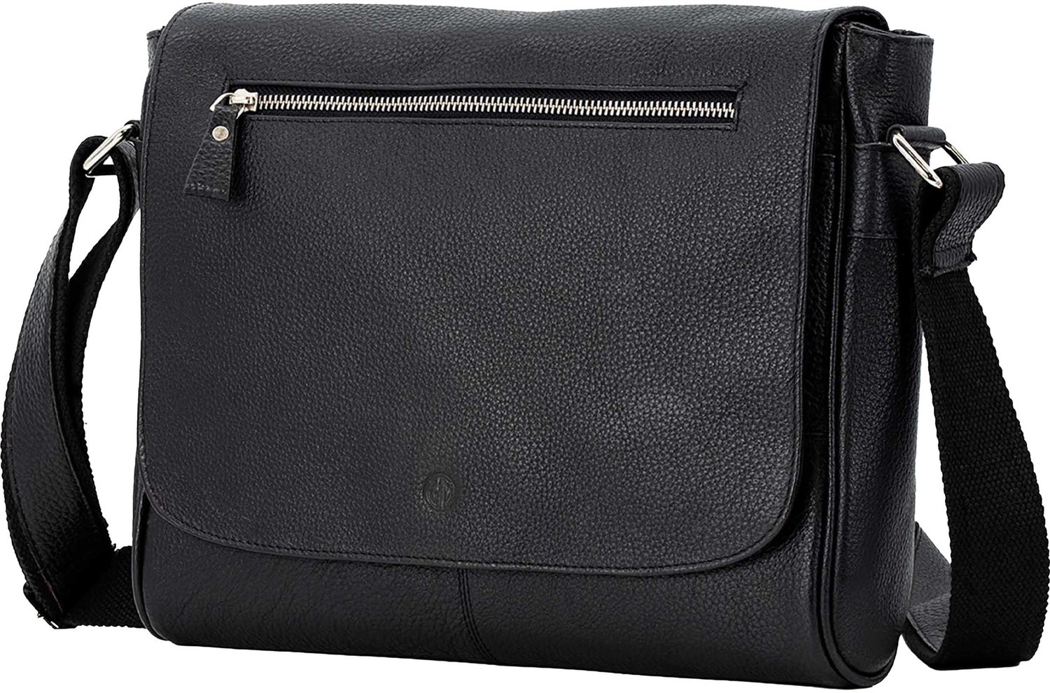 LINDENMANN heren leren tas - zwart