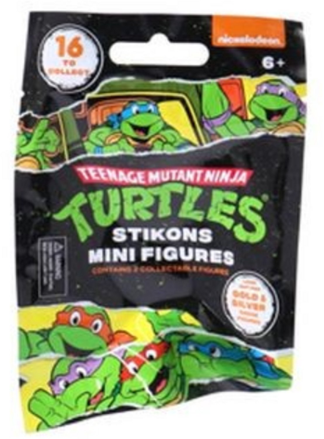 TEENAGE MUTANT NINJA TURTLES MINI FIGURES STIKONS