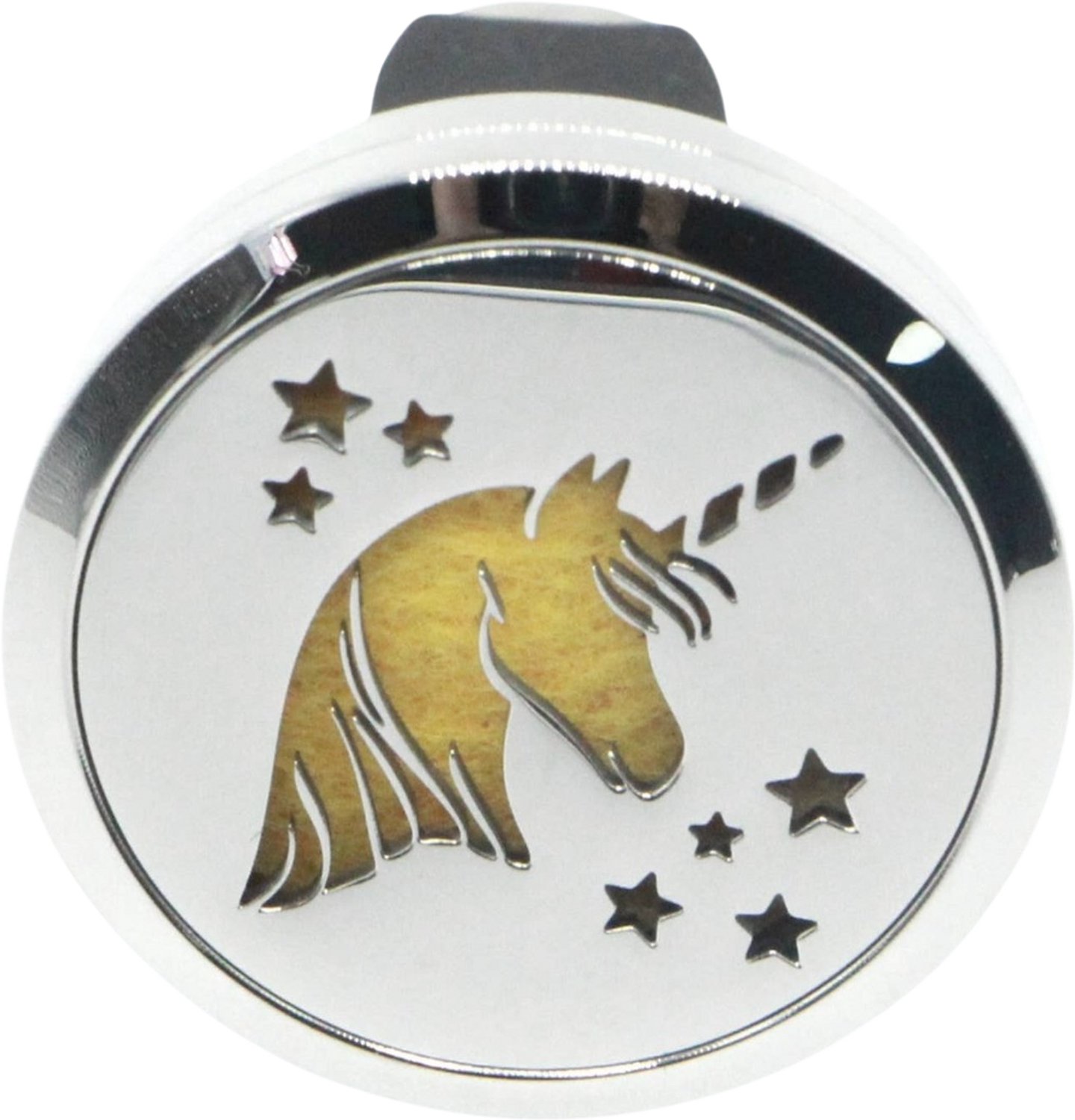 Auto Diffuser met Unicorn Eenhoorn – Clip voor Ventilatierooster – Aromatherapie Medaillon voor Essentiële Olie