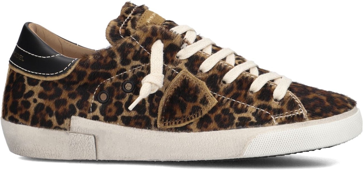 Philippe Model Prsx Low Woman Sneakers - Dames - Bruin - Maat 39