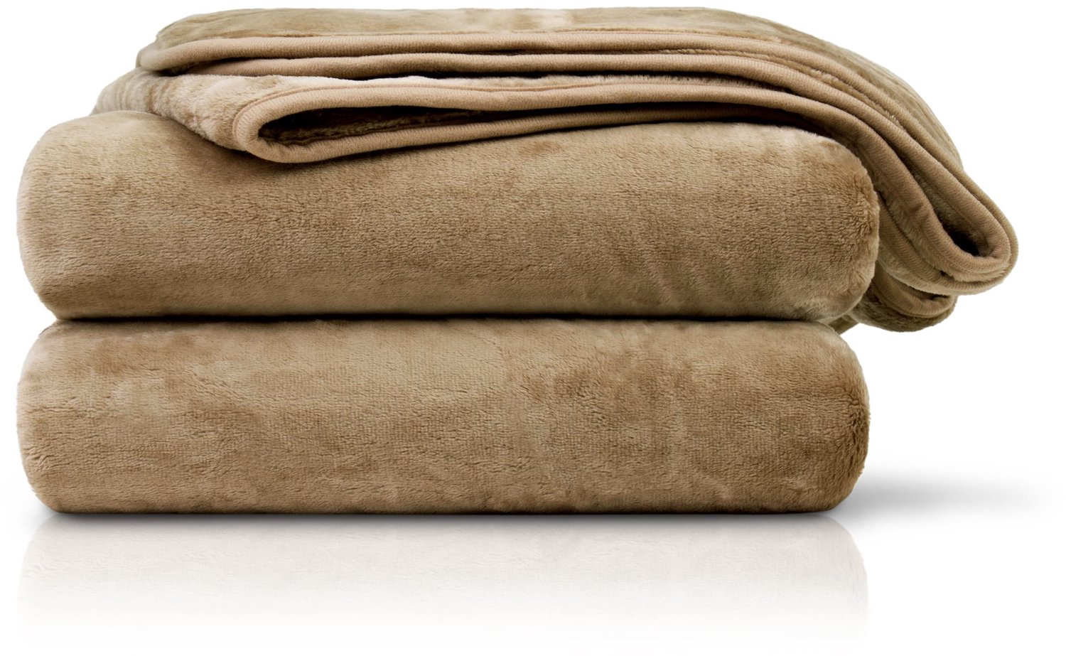 SnelShoppen - Luxe Cuddly Dekentje, Cashmere Gevoel, 180 x 220 cm - Taupe, Zacht en Warm, Perfect voor Thuis, Op de Bank, in de Tuin of als Cadeau