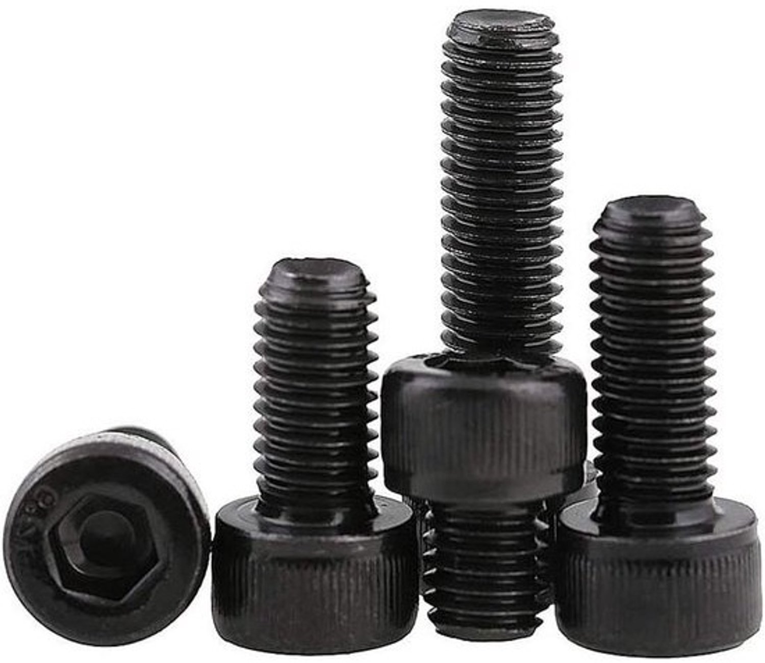 Binnenzeskant Bouten - Inbus Schroeven - Industrieel Bevestigen - Hoge Treksterkte - M8x70mm - Zwart
