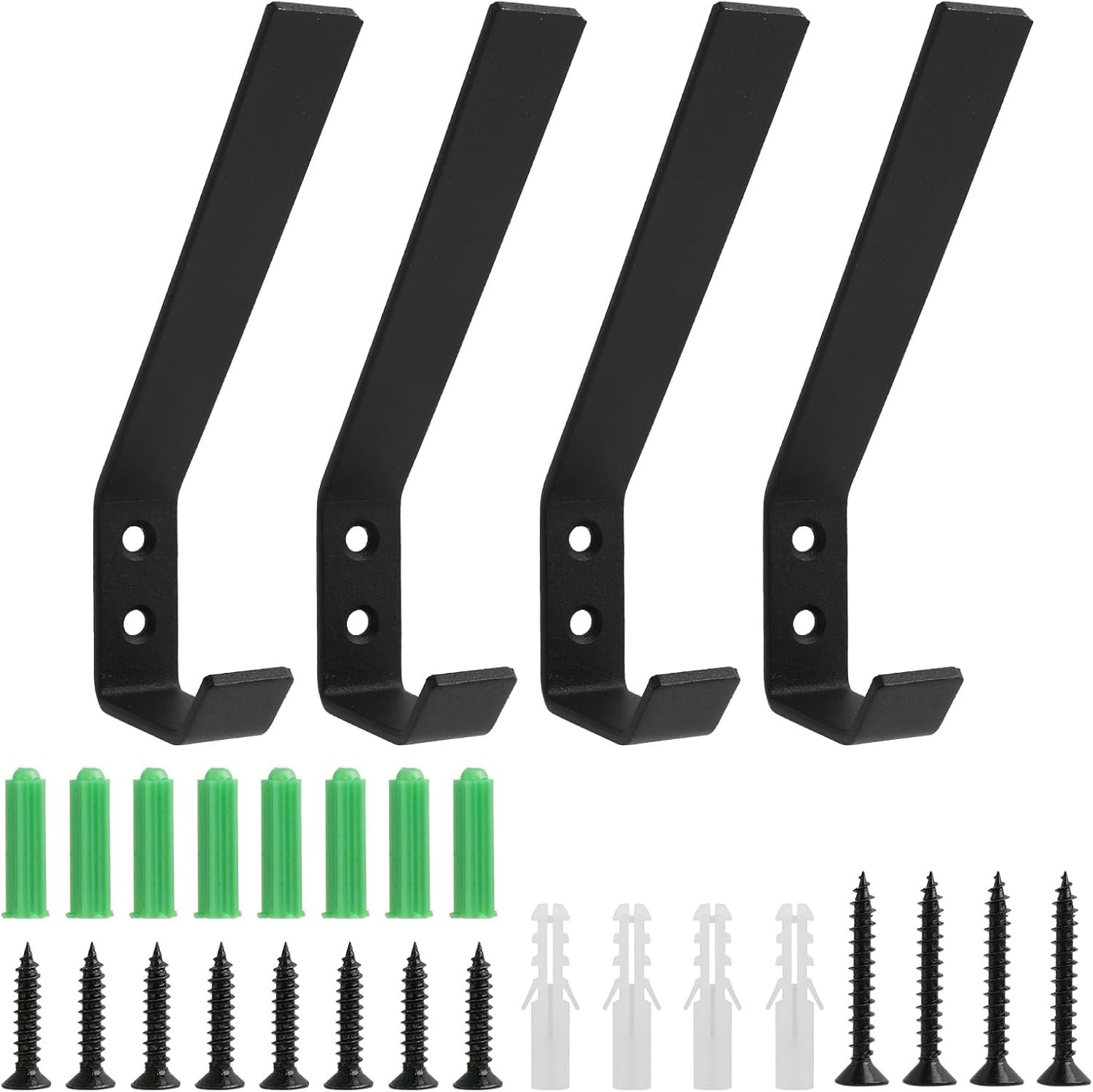 Doubels Patères voor Panneaux Acoustiques - Metalen Haak - Ideaal voor Manteaux en Accessoires - ShopVlot