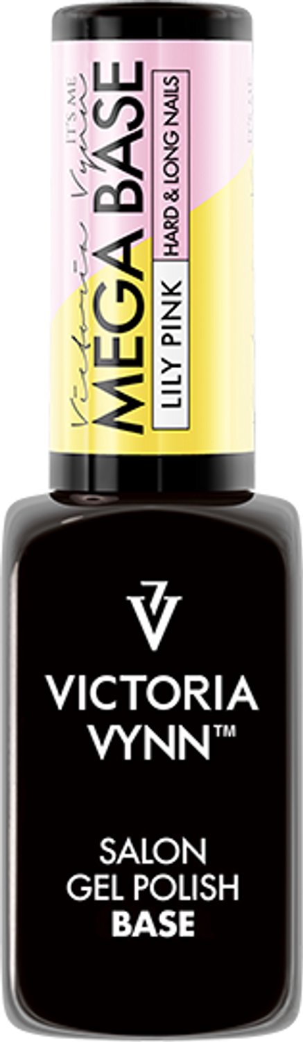 Rubber Mega Base Lily Pink 15 ml - rubberbase roze - gellak - gelpolish - gel - lak - polish - gelnagels - nagels - manicure - nagelverzorging – callance
