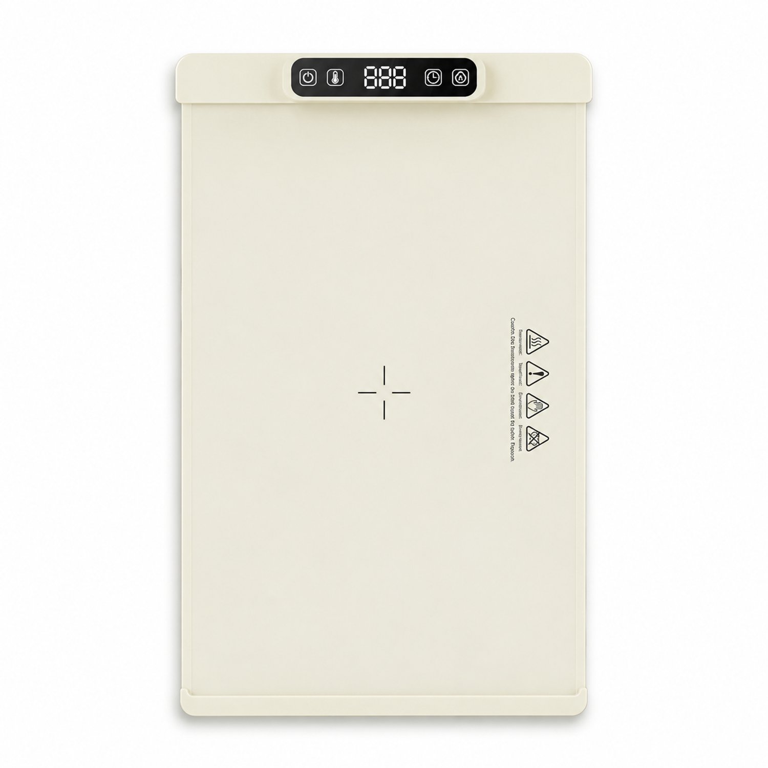 Elektrische Warmhoudmat 38 x 62 cm - Opvouwbaar - Digitaal - 60-100°C - Beige