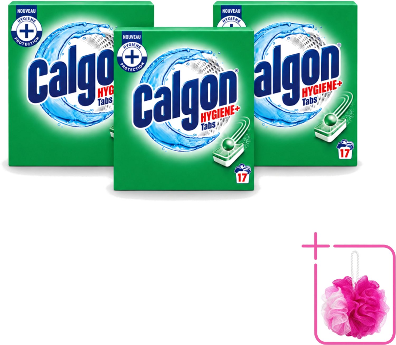 3 x Calgon - Ontkalkingsmiddel - 221 g - 17 Capsules - Bulkverpakking - Ontkalken wasmachine - Douchemop - Kalkaanslag