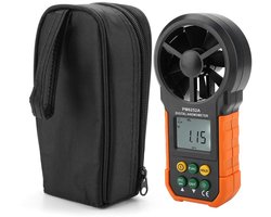 PEAKMETER PM6252A Professional Airflow Measurement Aneometer, Portable Digital Wind Speed Meter with Low Battery - ShopVlot