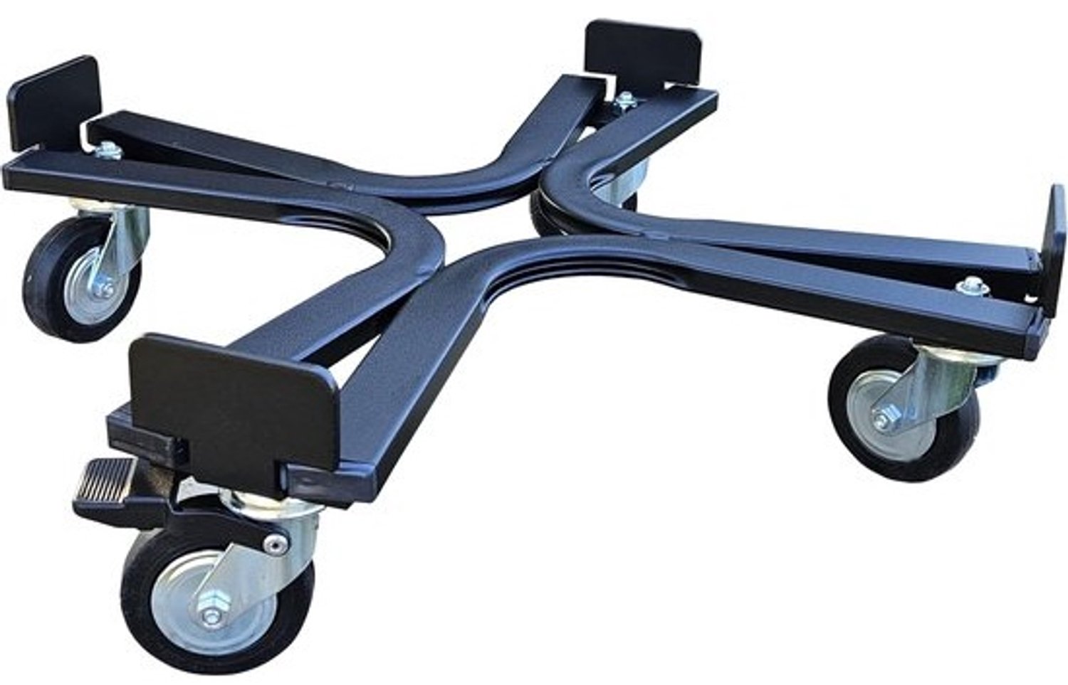 Plantenroller - Bloemenkar - Planten Verplaatsen - Met Rem - 40 cm Doorsnede - Zwart