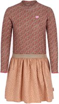 B.Nosy Y608-5862 Jurk meisjes bruin - Maat 158-164