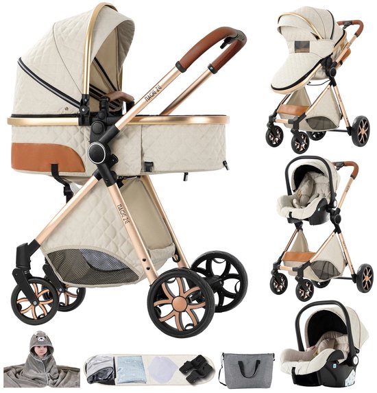 Luxe Kinderwagen 3 in 1 - Wandelwagen
