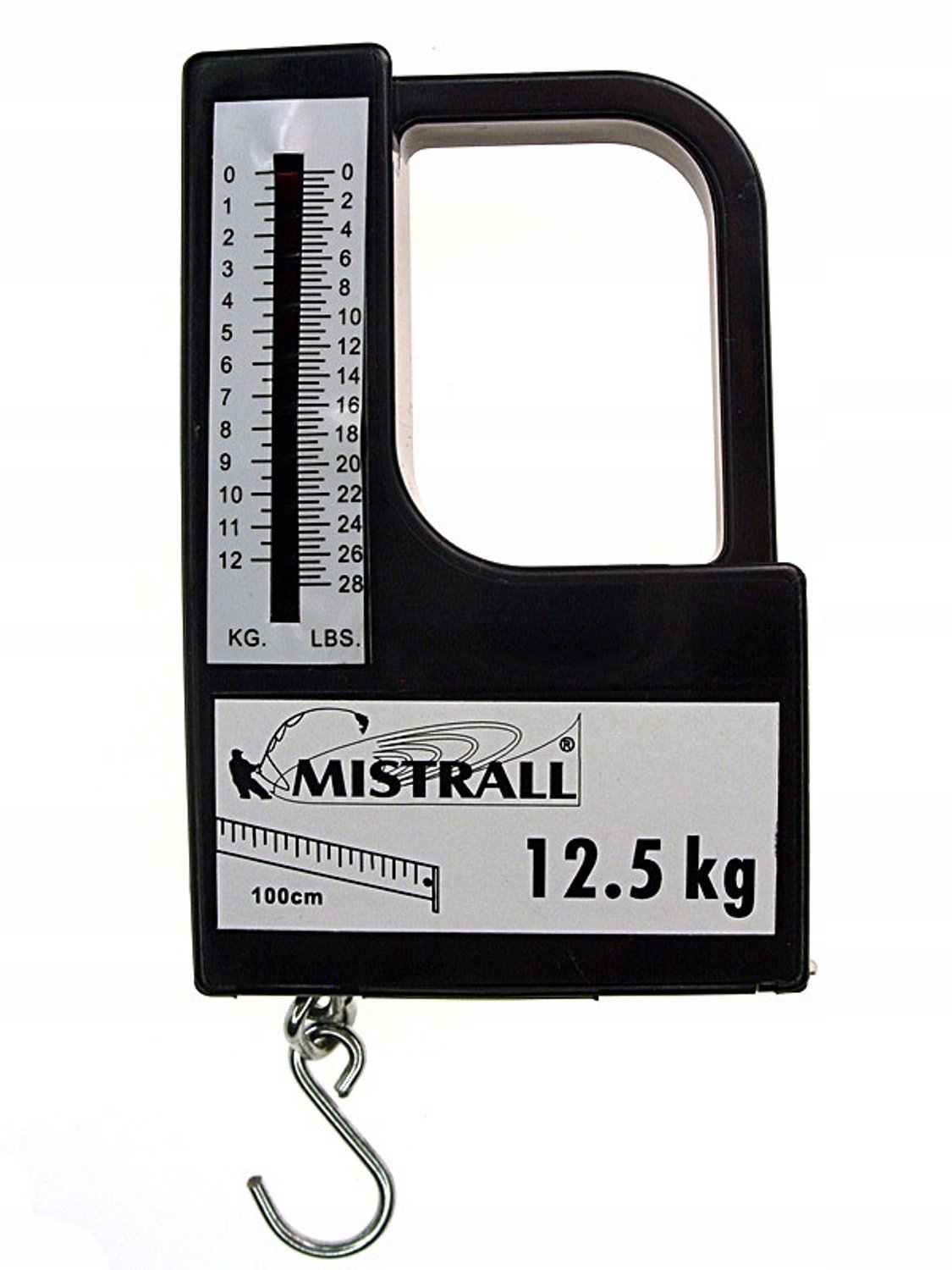Mistrall Mechanische Visweegschaal met Meetlint tot 12,5kg