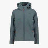 Mountain Peak kinder softshell jas 8000 mm waterkolom - Groen - Maat 170/176
