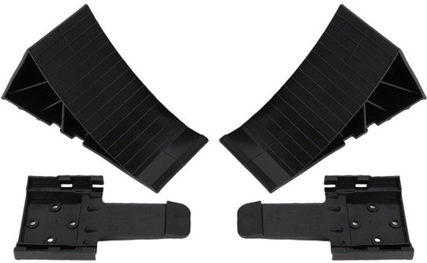 Wielkeggen - Wielblokken - Voertuig Stabiliseren - Antislip Oppervlak - 2 stuks - Zwart