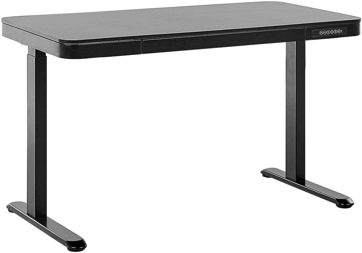 Beliani KENLY - Verstelbaar bureau - Zwart - 120 cm - Vezelplaat